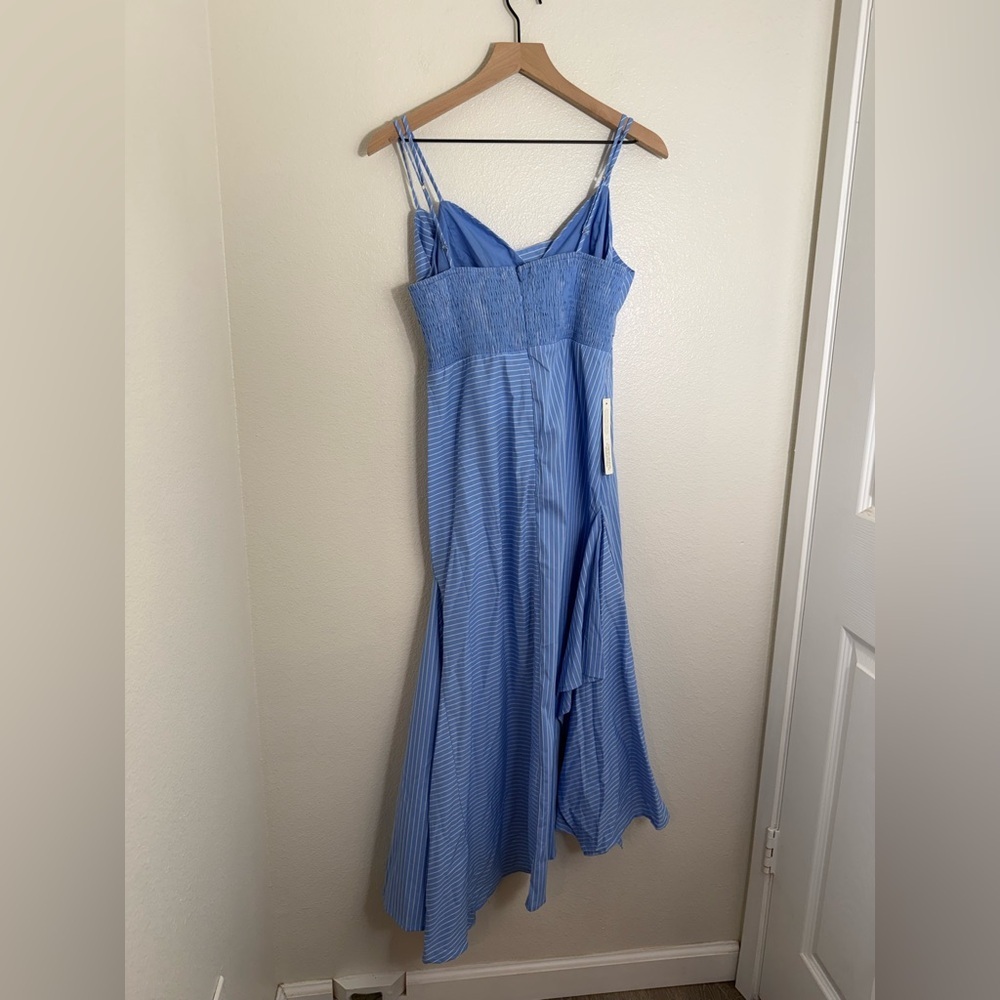 NWT En Saison Lilith Handkerchief-Hem Midi Dress Medium - Picture 6 of 11